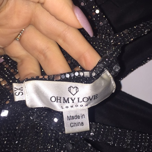 Beautiful black and silver sequin dress - Picture 8 of 8